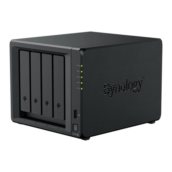 NAS устройство Synology DiskStation DS425+, Tower, 4 гнезда за 3.5 инча SATA HDD/SSD, 2 GB, 4 ядра
