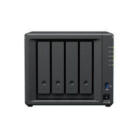 NAS устройство Synology DiskStation DS925+, 4-bay, AMD Ryzen V1500B, 4GB RAM, 2x RJ-45 2.5GbE LAN, 2x USB 3.2
