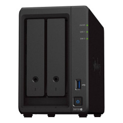 NAS устройство Synology DS723+, 2-bay, AMD Ryzen R1600, 2GB RAM, 2x 1GbE RJ-45, 1x USB 3.2
