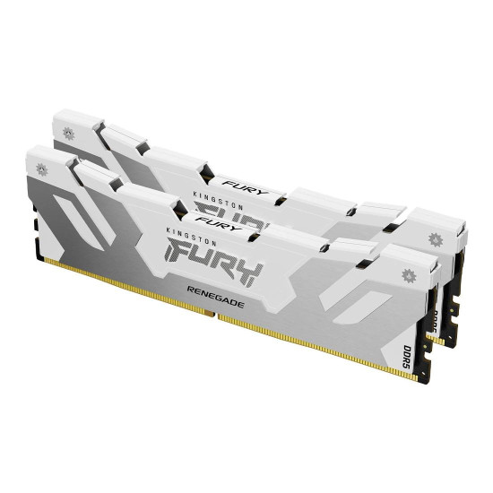 RAM памет Kingston FURY Renegade White 32GB (2x16GB), 6800MT/s, DDR5, CL36, DIMM, Kit of 2