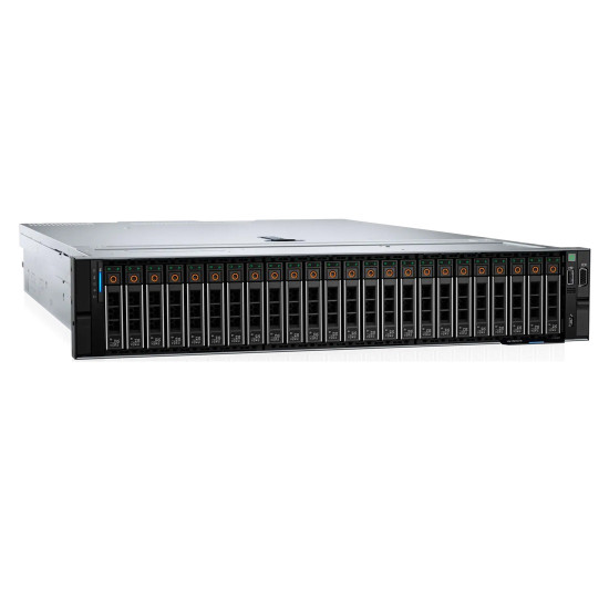 Сървър Dell PowerEdge R760xs, 2.5 инча шаси с до 16 SAS/SATA диска, Intel Xeon Silver 4510, 32 GB RDIMM DDR5 5600, 480 GB SATA SSD, без Riser