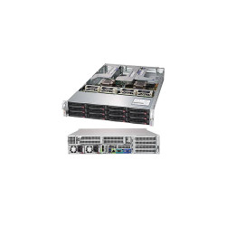 Сървър Supermicro SYS-6029P-TR, Intel Xeon Silver 4210R, 32 GB DDR4, RAID контролер SAS 9361-8i 12 Gb/s, 8 вътрешни SAS/SATA порта, 2 x 1.92 TB Samsung SM883 SATA SSD