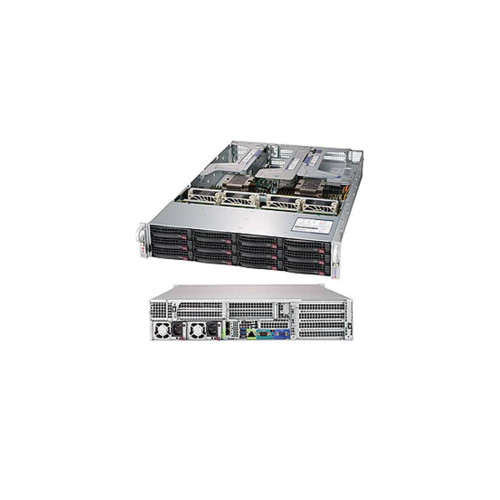 Сървър Supermicro SYS-6029P-TR, Intel Xeon Silver 4210R, 32 GB DDR4, RAID контролер SAS 9361-8i 12 Gb/s, 8 вътрешни SAS/SATA порта, 2 x 1.92 TB Samsung SM883 SATA SSD
