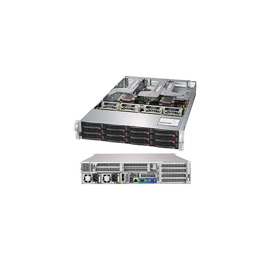 Сървър Supermicro SYS-6029P-TR, Intel Xeon Silver 4210R, 32 GB DDR4, RAID контролер SAS 9361-8i 12 Gb/s, 8 вътрешни SAS/SATA порта, 2 x 1.92 TB Samsung SM883 SATA SSD