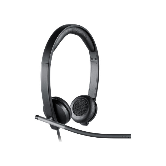 Слушалки Logitech H650e, USB-A, 32 mm  Drivers, Black