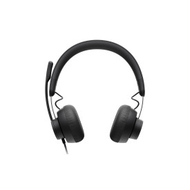 Слушалки Logitech Zone Wired, USB-A, USB-C, Black