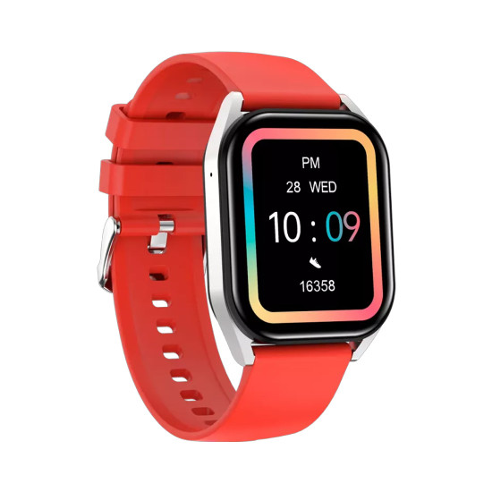 Смарт часовник Canyon Chatter SW-58 BT-CALL, 52 mm, Silver Red