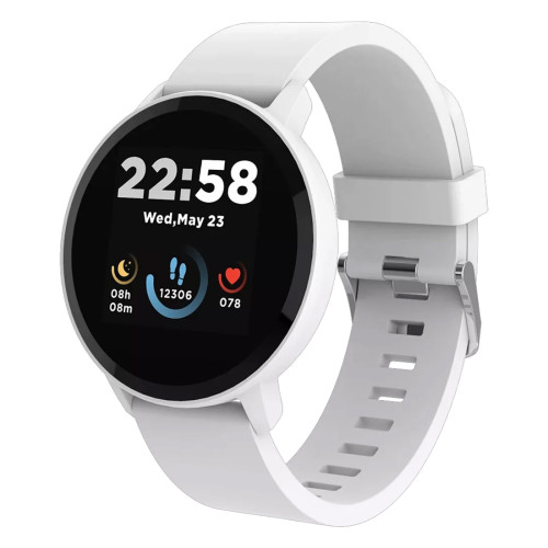 Смарт часовник CANYON Lollypop SW-63, 43 mm, Silver White