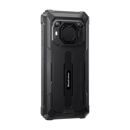 Смартфон Blackview BV6200 Plus, 6.56 инча, HD+, 90Hz, 8+256GB, Unisoc T606 1.6GHz, NFC, 1100mAh+18W, Fingerprint, 438g, Android 14, Black