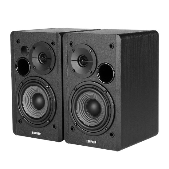 Тонколони EDIFIER R1280DB, 2.0 система, 2x21W RMS, Bluetooth 5.1, Optical, Coaxial, RCA, Black