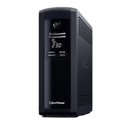 UPS устройство CyberPower AVR, 1600VA/960W, VP1600ELCD, Line-Interactive, LCD дисплей, 4 x Schuko