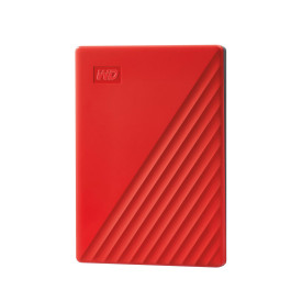 Външен твърд диск WD My Passport, 2TB, USB 3.2 Gen 1, 2.5 инча, Red – WDBYVG0020BRD-WESN