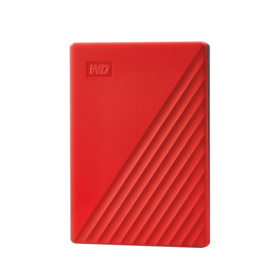 Външен твърд диск WD My Passport, 2TB, USB 3.2 Gen 1, 2.5 инча, Red – WDBYVG0020BRD-WESN