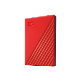 Външен твърд диск WD My Passport, 2TB, USB 3.2 Gen 1, 2.5 инча, Red – WDBYVG0020BRD-WESN
