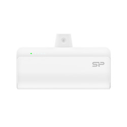 Външна батерия Silicon Power QD50, 5000mAh, USB-C, Quick Charge 3.0, White
