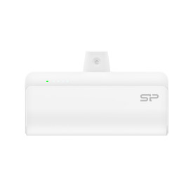 Външна батерия Silicon Power QD50, 5000mAh, USB-C, Quick Charge 3.0, White