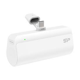 Външна батерия Silicon Power QD50, 5000mAh, USB-C, Quick Charge 3.0, White