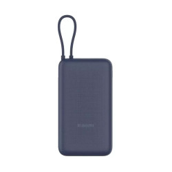 Външна батерия Xiaomi, 20000 mAh, 33 W, вграден кабел, синя, GL, Blue 