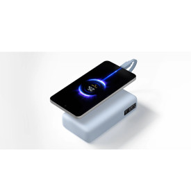 Външна батерия Xiaomi, 20000 mAh, 67 W, вграден кабел, Ice Blue