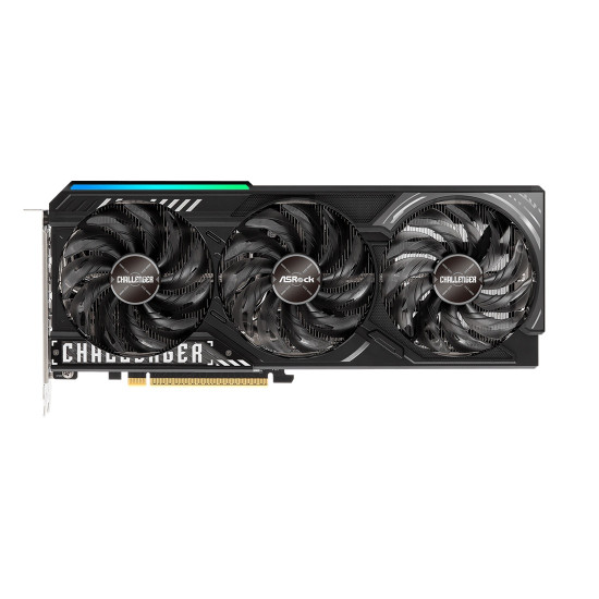 Видеокарта ASRock AMD Radeon RX 9070 XT Challenger, 16 GB GDDR6, 256-bit, 1 x HDMI, 3 x DisplayPort, 2.8 слота