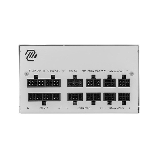 Захранване MSI MAG A850GL PCIE5, 850W, 80 Plus Gold, Fully Modular, White