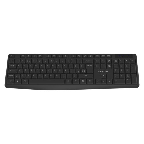 Безжична клавиатура CANYON KB-W01, Black