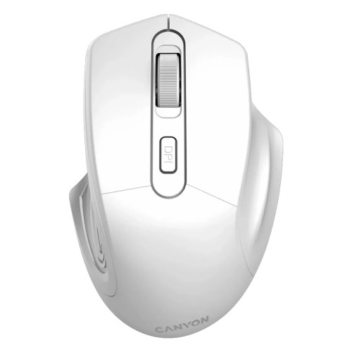 Безжична мишка CANYON MW-15, Pearl White
