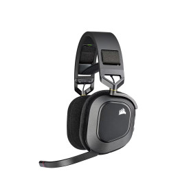 Безжични слушалки Corsair HS80 RGB Wireless, CA-9011235-EU, SLIPSTREAM 2.4GHz, Dolby Atmos, RGB, USB, 20Hz–40kHz