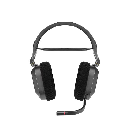 Безжични слушалки Corsair HS80 RGB Wireless, CA-9011235-EU, SLIPSTREAM 2.4GHz, Dolby Atmos, RGB, USB, 20Hz–40kHz