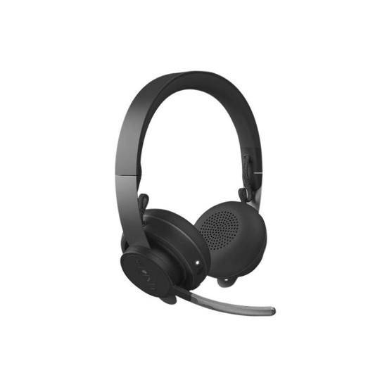Безжични слушалки Logitech Zone Wireless Plus, 2.4 GHz, Bluetooth, USB-A, USB-C, Graphite