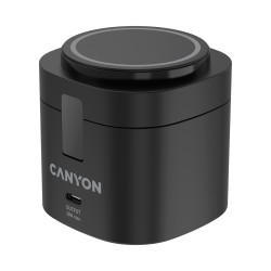 Безжичнo зарядно Canyon 4 в 1, до 30 W, 70 x 70 x 70.3 mm, 414 g, 65 W, 1 m кабел, Black