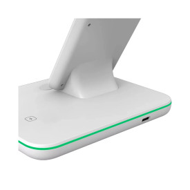 Безжично зарядно CANYON WS-303, 15W, 3 в 1, White
