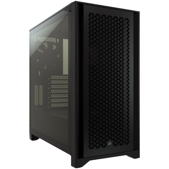 Кутия за компютър Corsair 4000D Airflow Tempered Glass Mid-Tower, Black