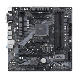 Дънна платка ASRock B450M PRO4, AM4, 4x DDR4, 1x PCIe 3.0 x16