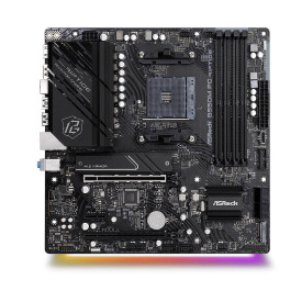 Дънна платка ASRock B550, Micro ATX, AM4, 4x DDR4, AMD B550