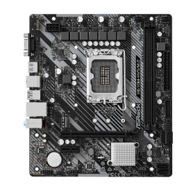 Дънна платка ASRock H610M-HVS, mATX, Socket LGA1700, 2x DDR4, 1x PCIe 4.0 x16