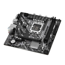 Дънна платка ASRock H610M-HVS, mATX, Socket LGA1700, 2x DDR4, 1x PCIe 4.0 x16