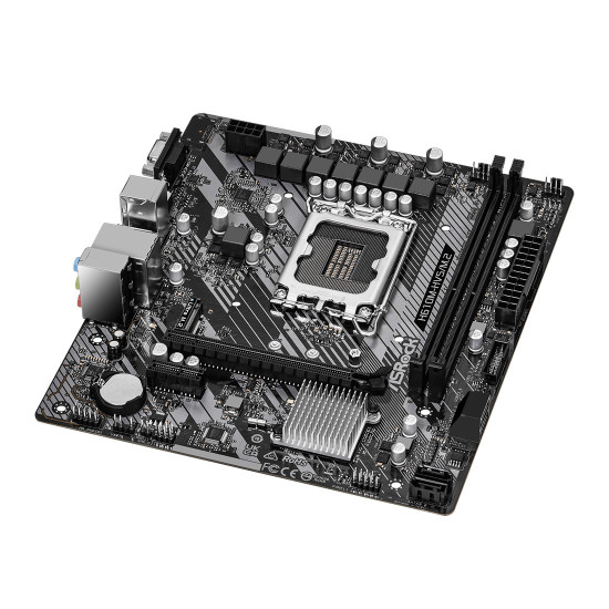 Дънна платка ASRock H610M-HVS, mATX, Socket LGA1700, 2x DDR4, 1x PCIe 4.0 x16