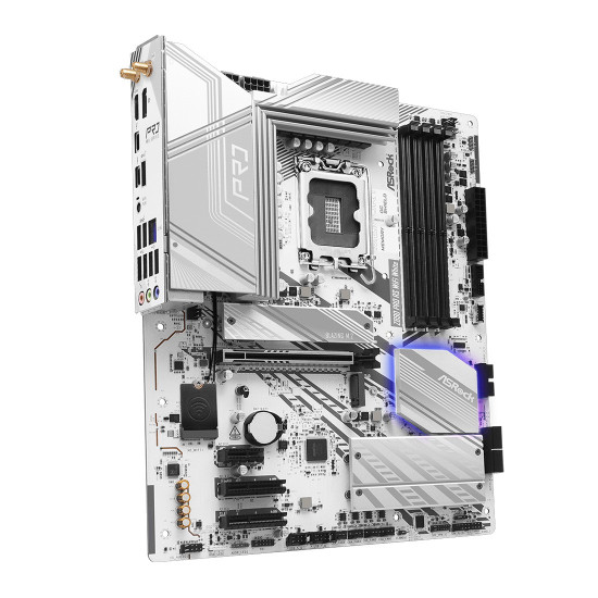Дънна платка ASRock Z890 Pro RS WiFi White, ATX, LGA1851, DDR5