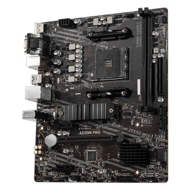 Дънна платка MSI A520M PRO, AM4, 2xDDR4, DP, VGA, HDMI, GLAN, mATX