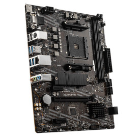 Дънна платка MSI A520M PRO, AM4, 2xDDR4, DP, VGA, HDMI, GLAN, mATX
