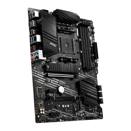 Дънна платка MSI B550-A PRO, ATX, Socket AM4, AMD B550, Dual Channel DDR4, 1x PCIe 4.0/3.0 x16 