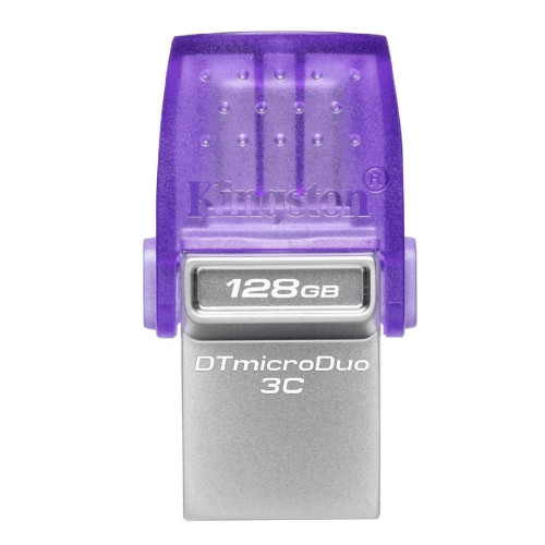 Флаш памет Kingston DataTraveler microDuo 3C, 128GB, Dual USB-A + USB-C