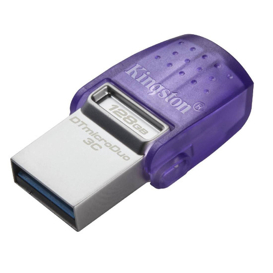Флаш памет Kingston DataTraveler microDuo 3C, 128GB, Dual USB-A + USB-C