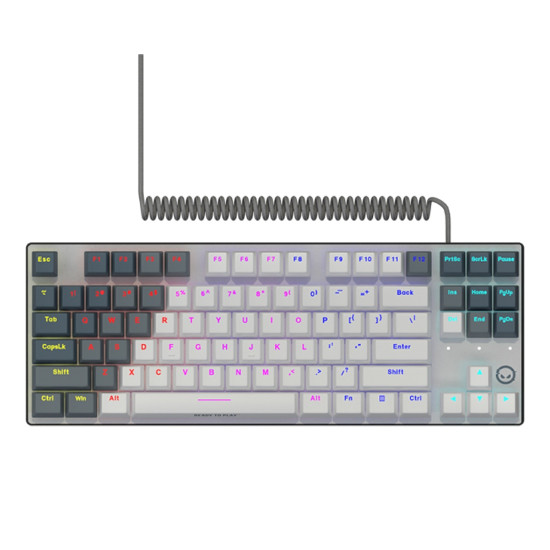 Клавиатура LORGAR Azar 514TKL, White