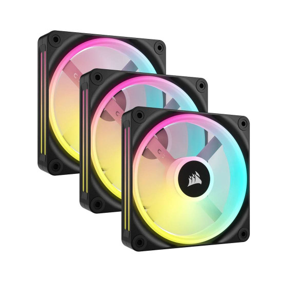 Комплект вентилатори CORSAIR iCUE LINK QX120 RGB, Triple kit