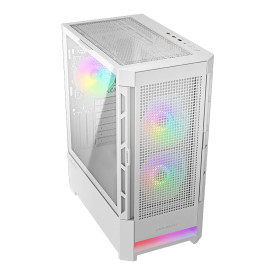 Кутия за компютър COUGAR AIRFACE RGB PC Case, Mid Tower, White