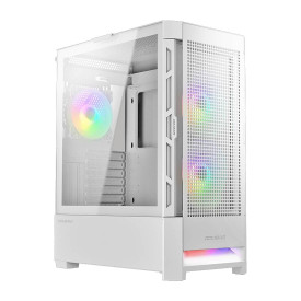 Кутия за компютър COUGAR AIRFACE RGB PC Case, Mid Tower, White