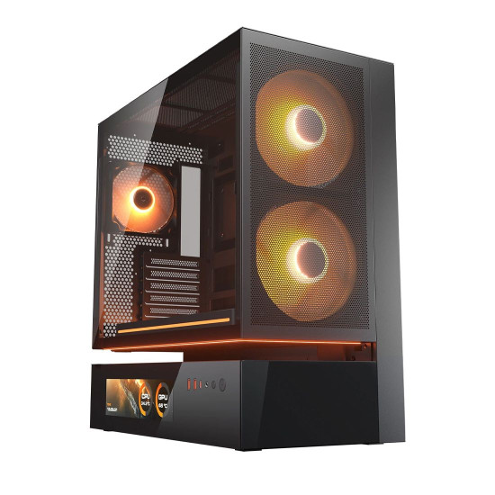 Кутия за компютър COUGAR CFV235 Mesh Vision, Mid Tower, Black