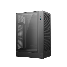 Кутия за компютър DeepCool CH170 PLUS, Mini Tower, 2 x USB 3.0, 1 x USB Type-C Gen 2, 1 x Audio/Mic, Black
